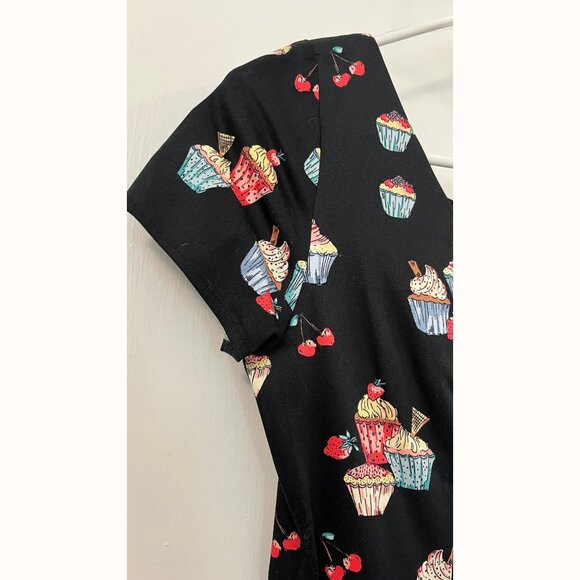 ATTIC SALT - Cupcake and Cherry Midi Dress - with pockets!! - Picture 8 of 11